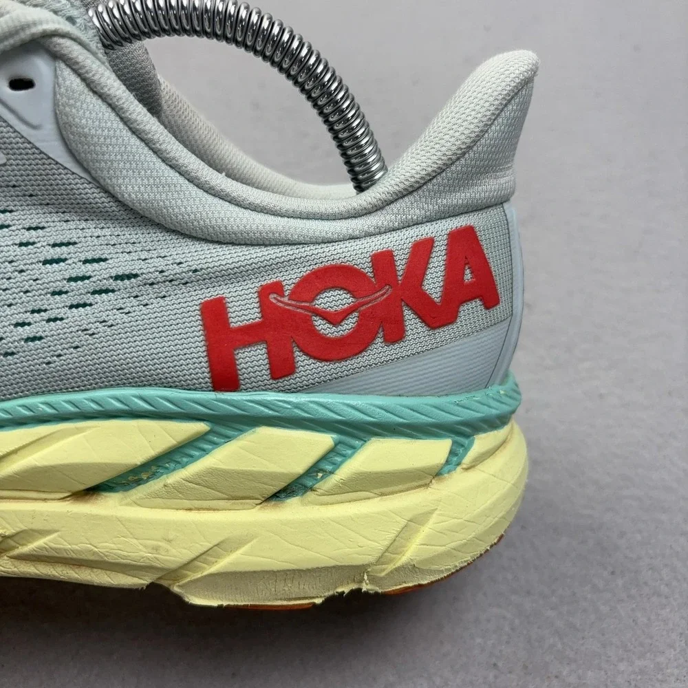 Hoka One One Clifton 7 Shoes Womens Size 11 Blue Running Sneakers Mesh Athletic